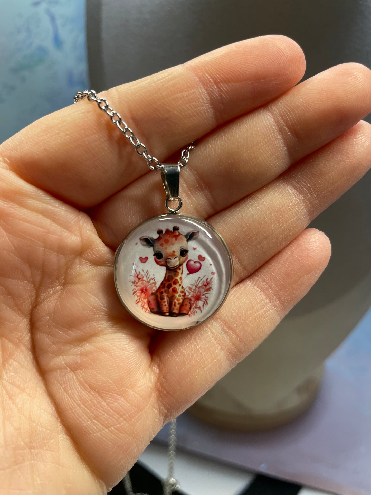 Collier Animal Adorable (Fini Argent)