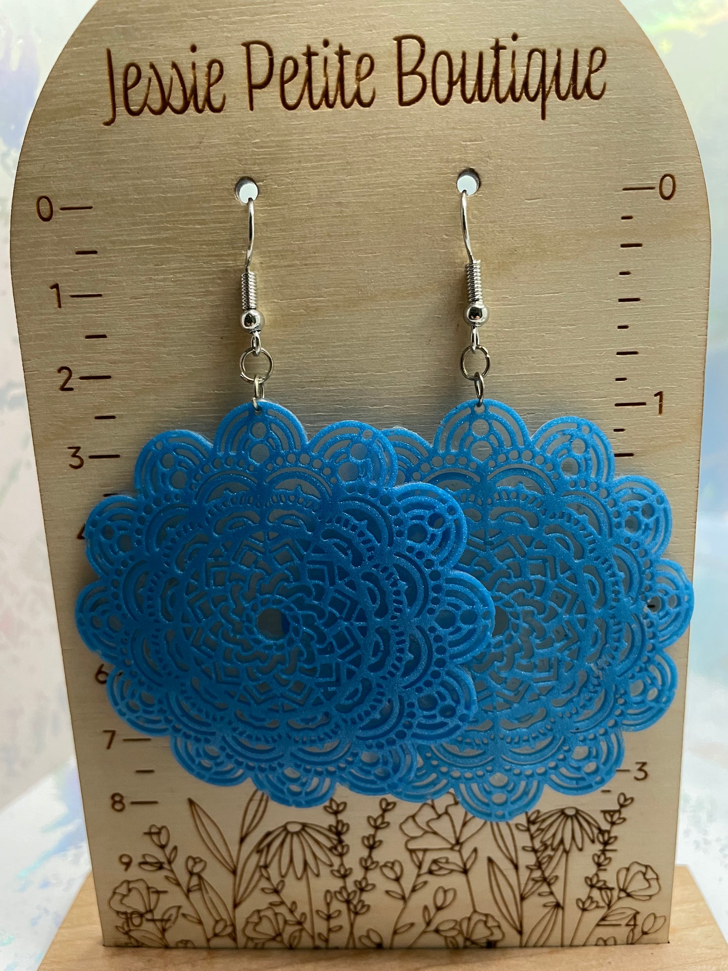 Big Clay Mandala Earrings