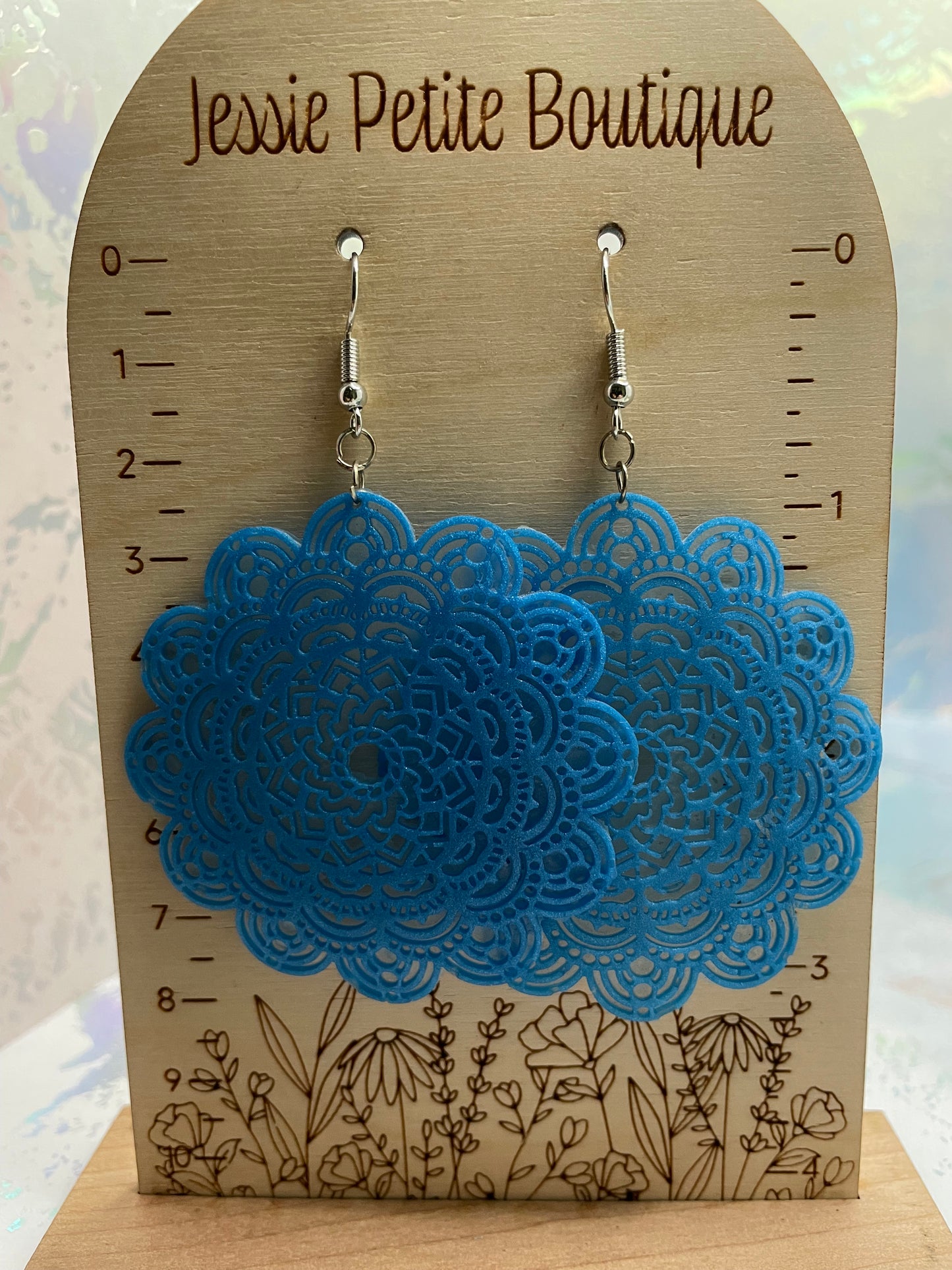 Big Clay Mandala Earrings