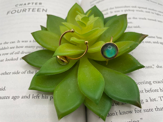 Mood Cabochon Rings – Stainless Steel (Adjustable)