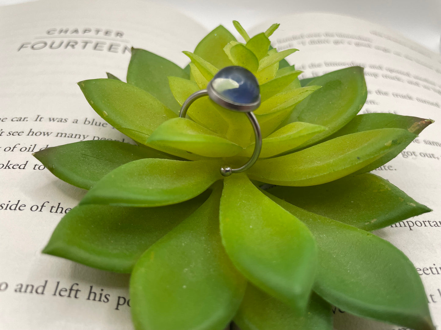 Mood Cabochon Rings – Stainless Steel (Adjustable)