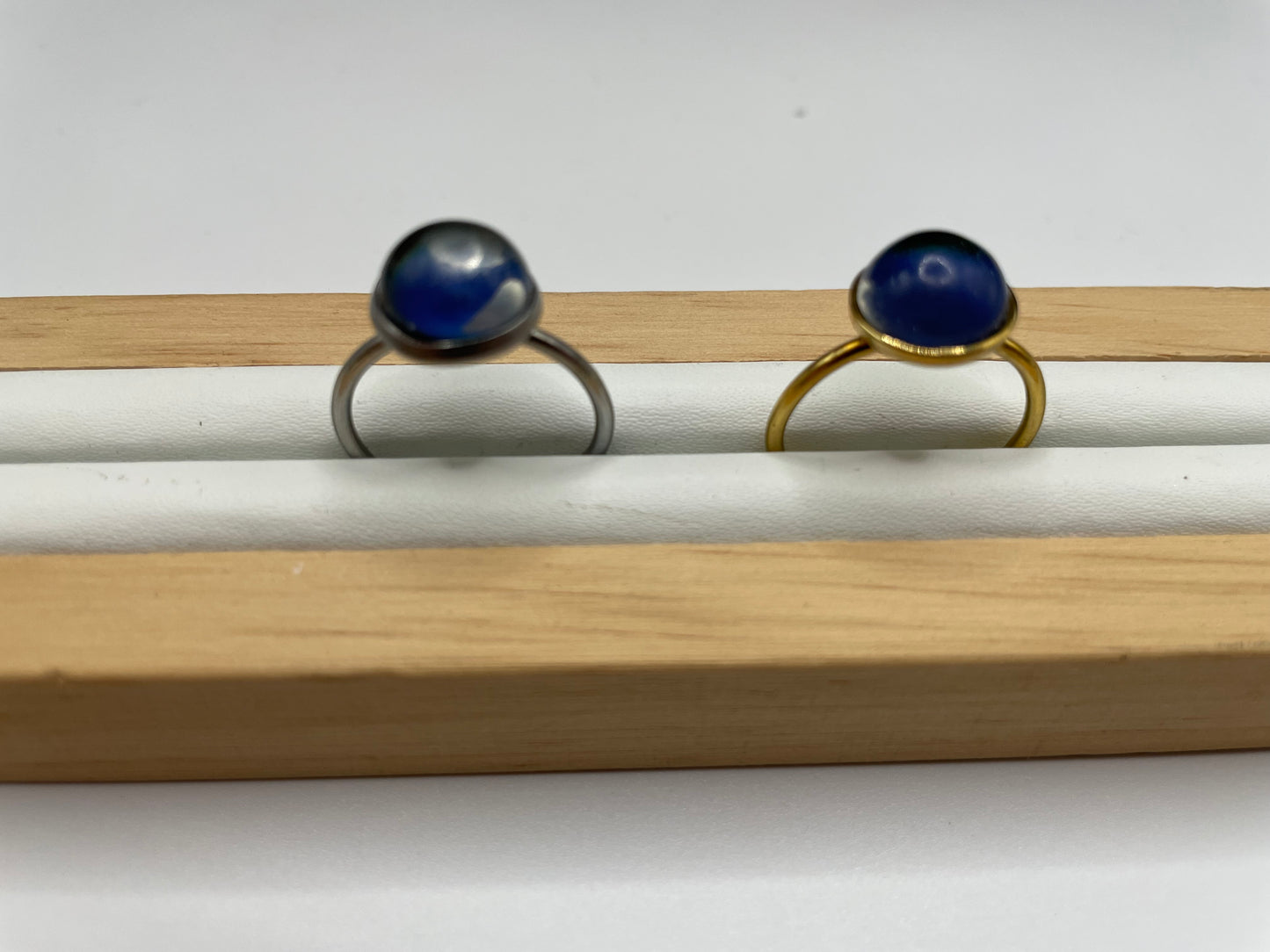 Mood Cabochon Rings – Stainless Steel (Adjustable)