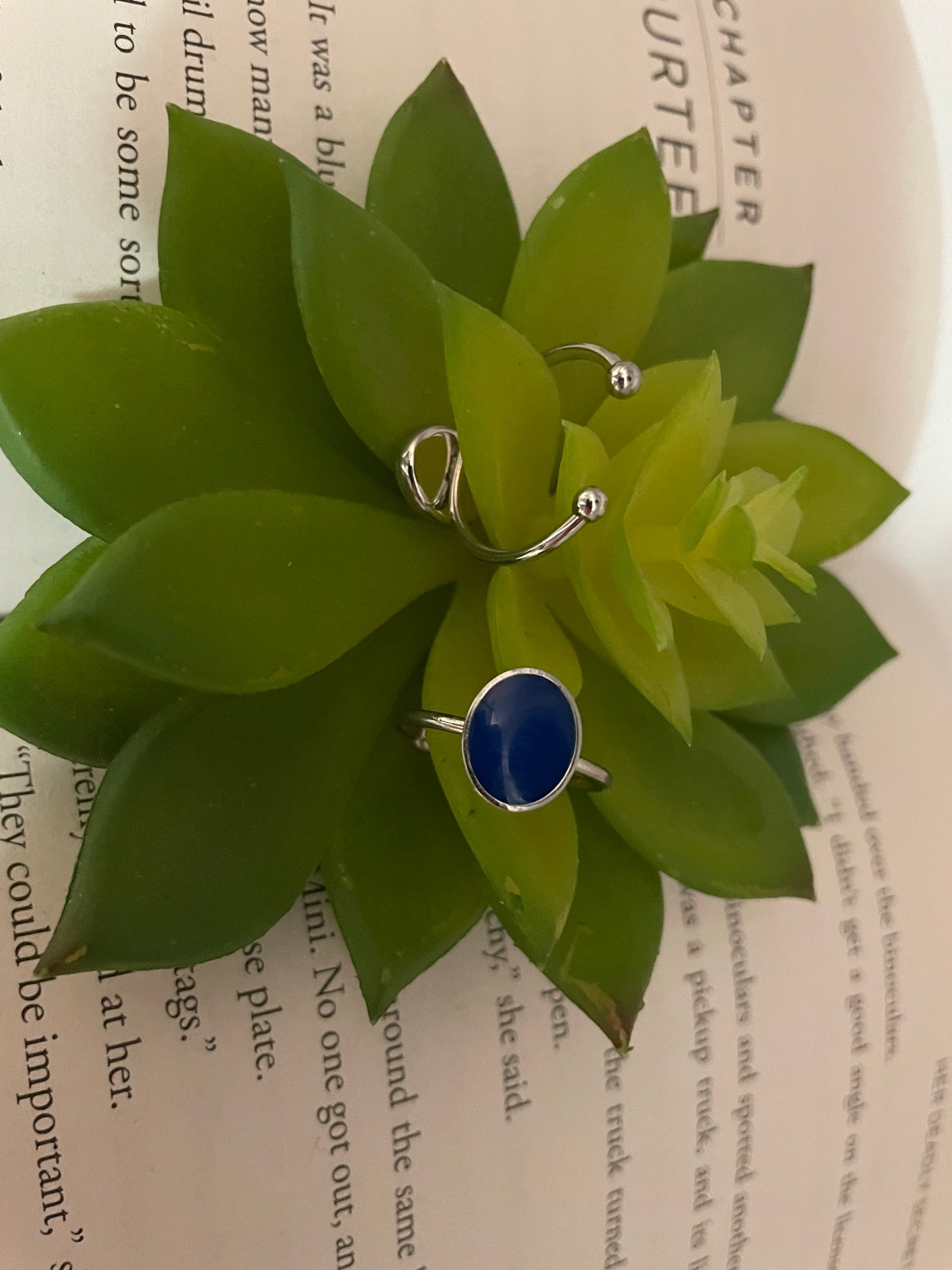 Adjustable Oval Rings – Stainless Steel