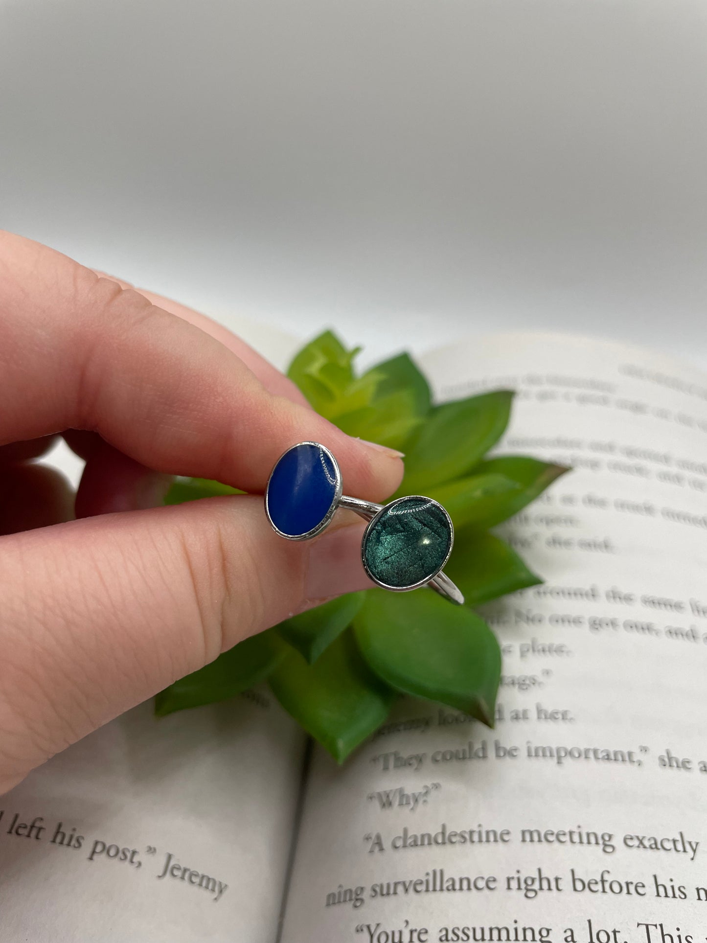 Adjustable Oval Rings – Stainless Steel