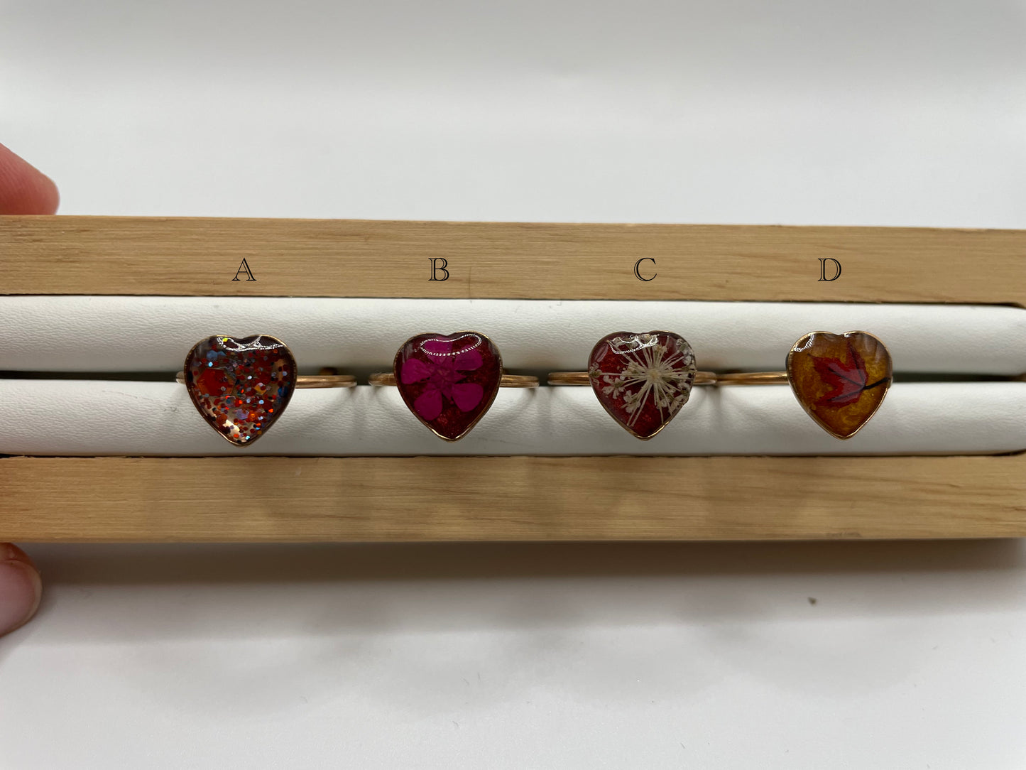 Adjustable Heart Rings – Rose Gold Plated Stainless Steel