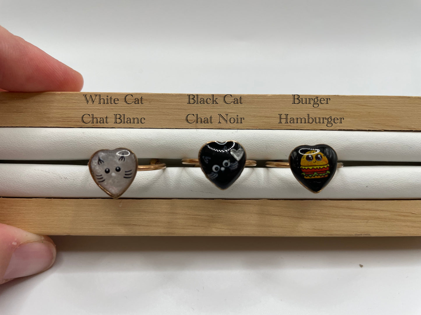 Adjustable Heart Rings – Rose Gold Plated Stainless Steel