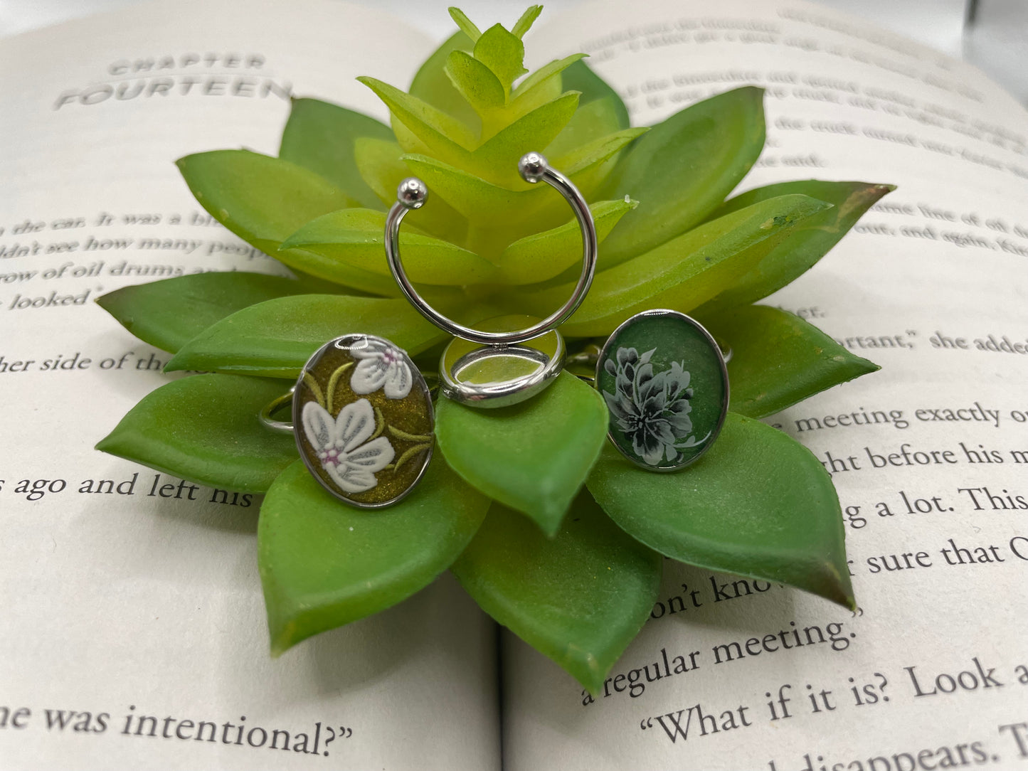 Adjustable Oval Rings – Stainless Steel