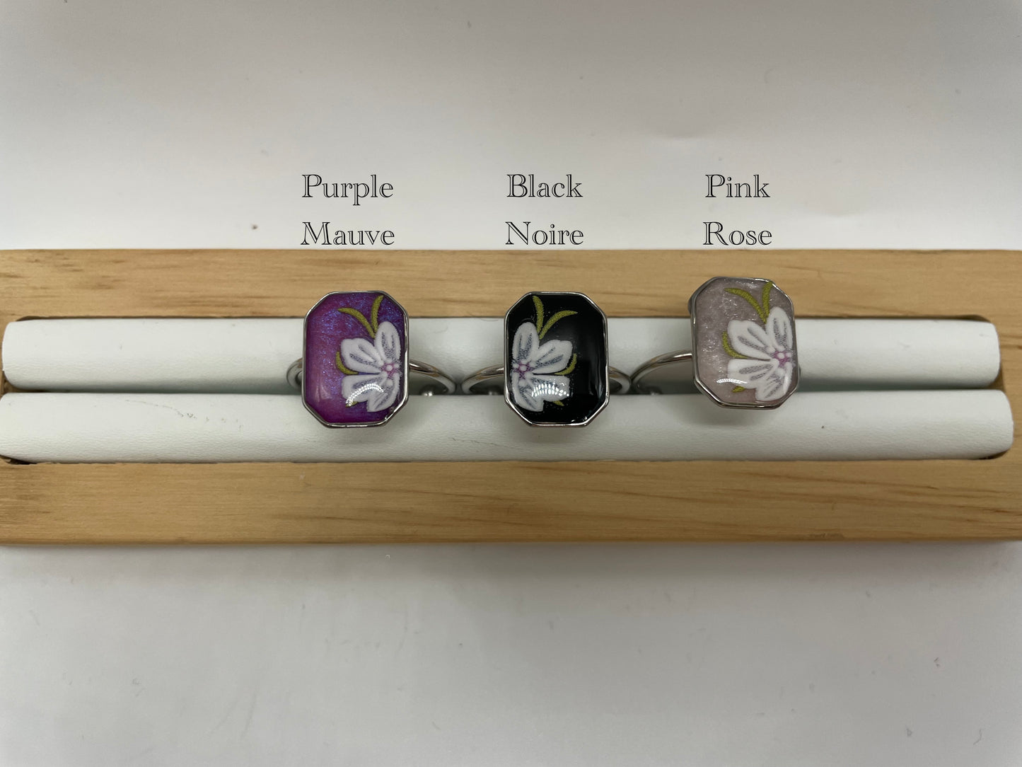 Adjustable Octagon Rings – Stainless Steel