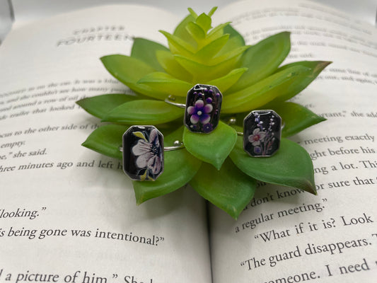 Adjustable Octagon Rings – Stainless Steel