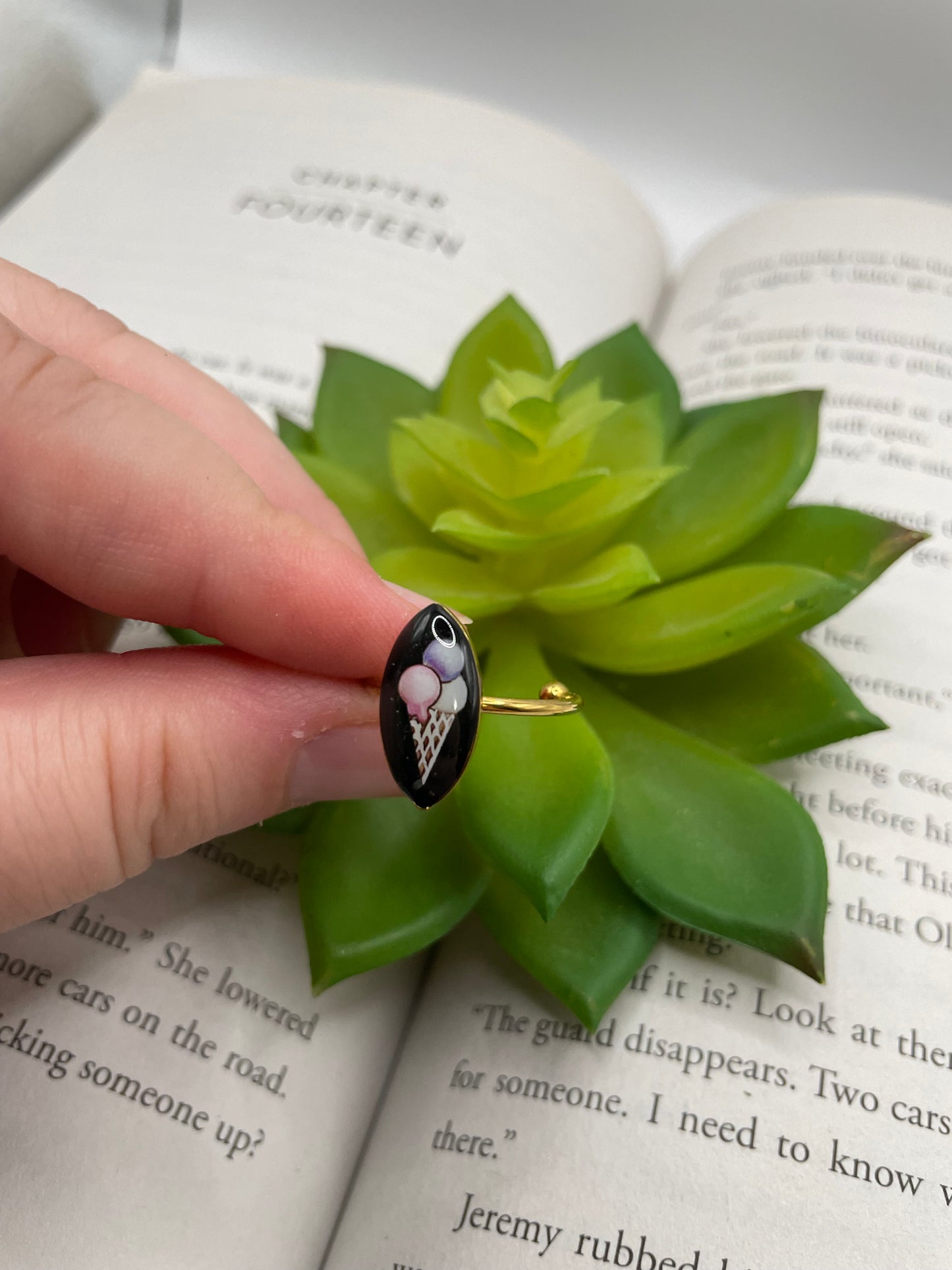 Adjustable Oval Stainless Steel Rings