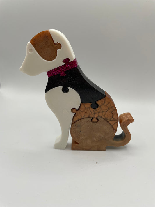Resin Dog Puzzle – 7 Pieces