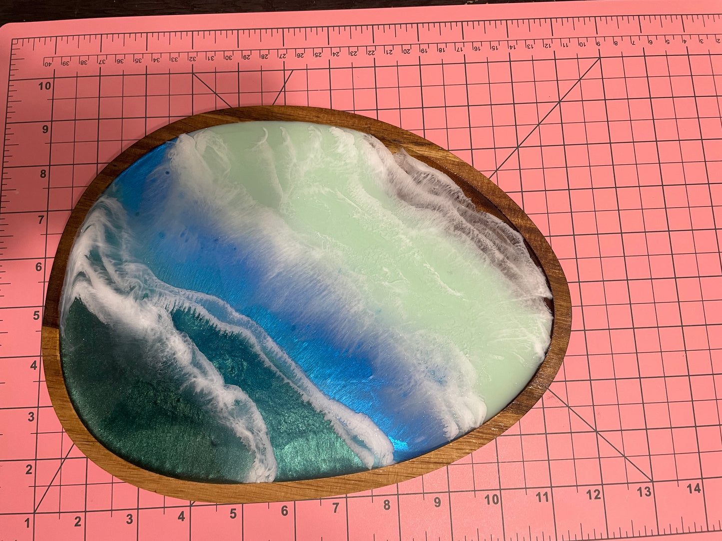 Ocean Wave Acacia Board