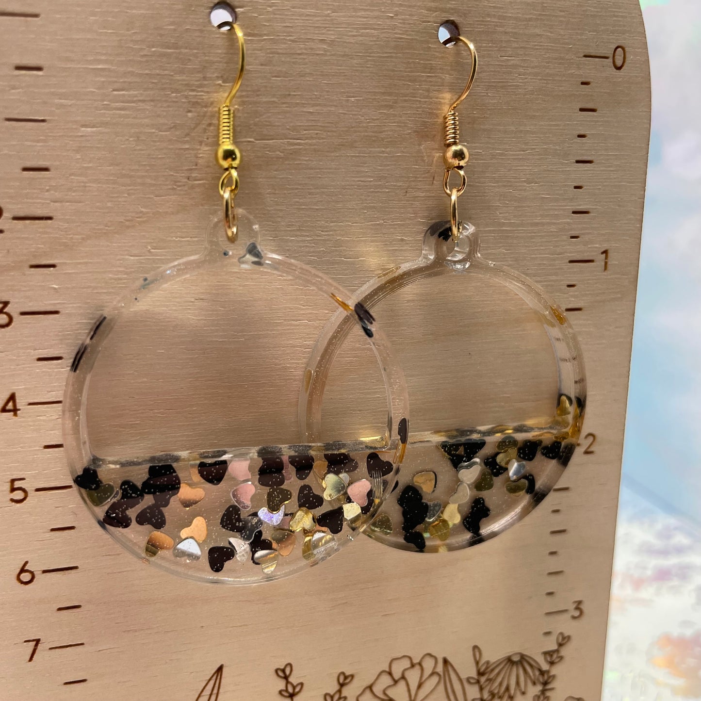 Horizon : Boucles d'oreilles Cœurs flottants