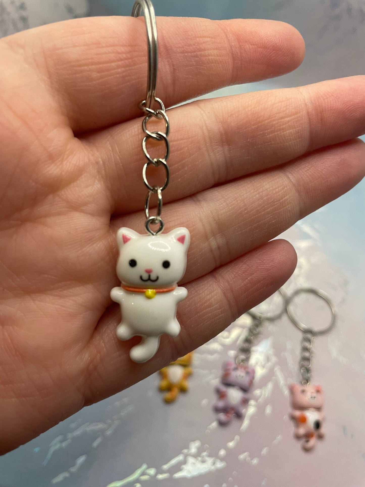 Cute Cat Keychain