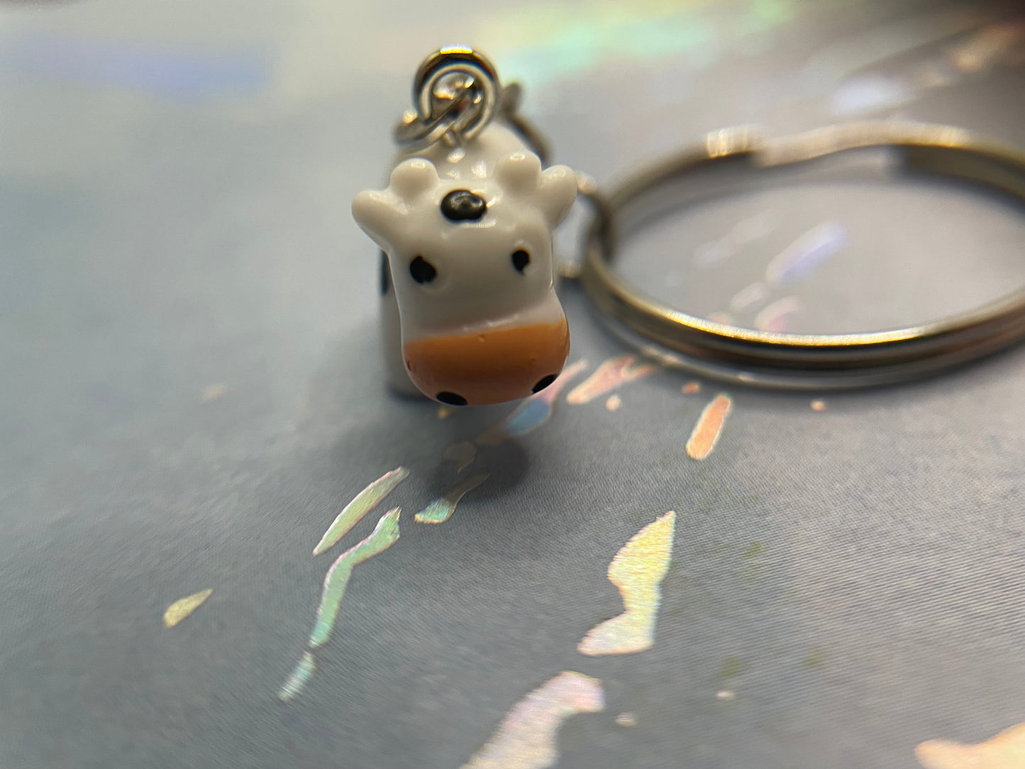 Cow Keychain