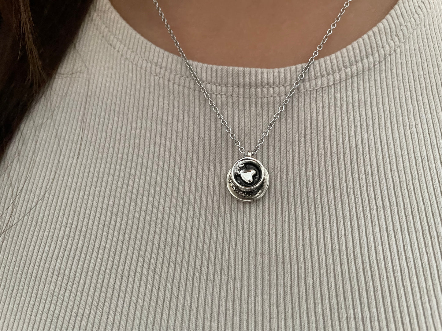 Cup of Love 17” Silver Chain - STAINLESS STEEL