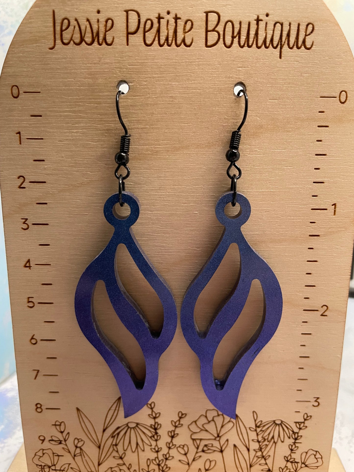 Boucles d'oreilles Caméléon Ailes du Ciel - Sans nickel