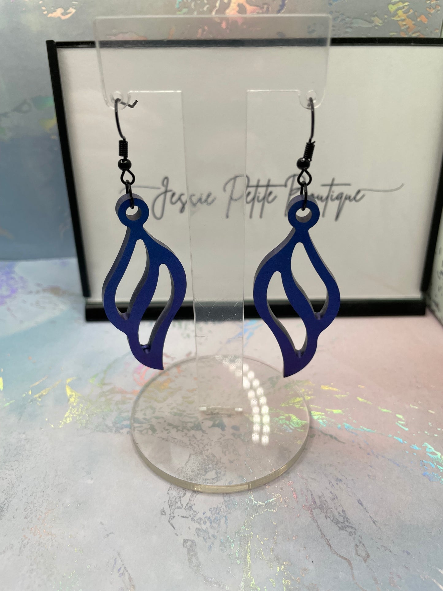 Boucles d'oreilles Caméléon Ailes du Ciel - Sans nickel