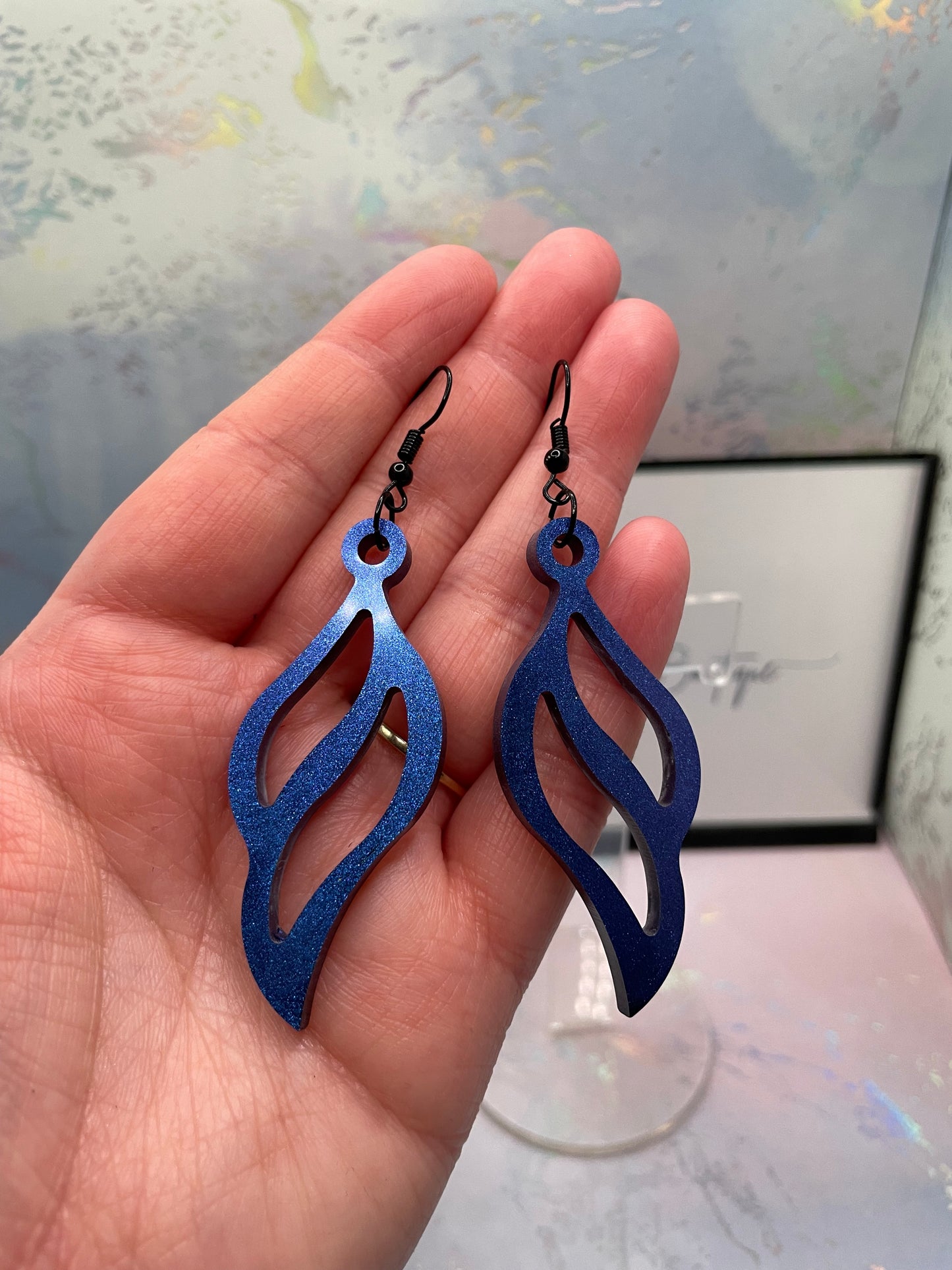 Boucles d'oreilles Caméléon Ailes du Ciel - Sans nickel
