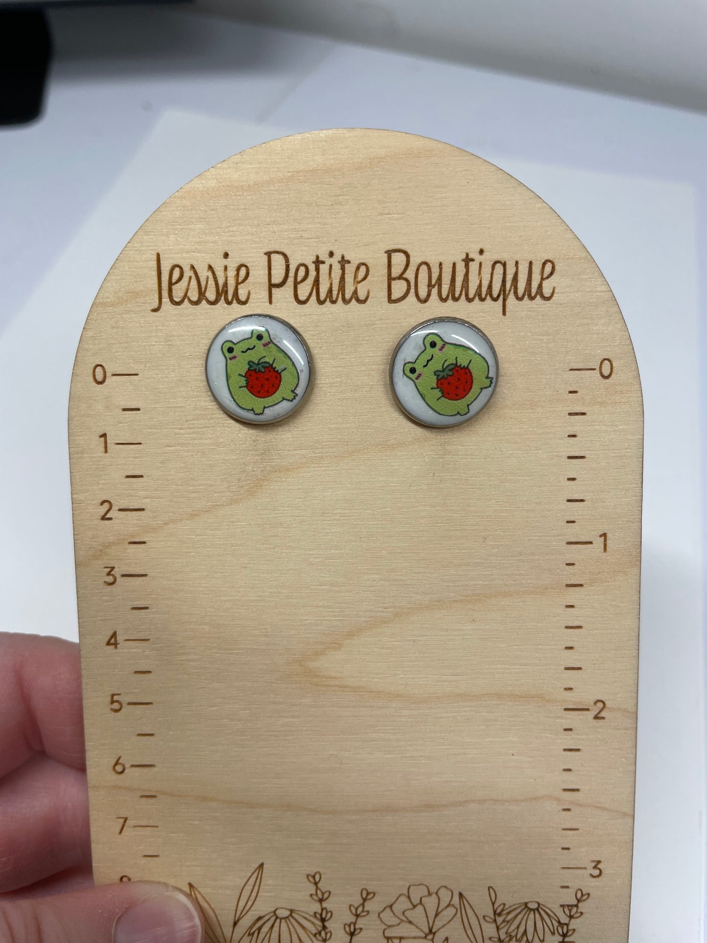 Bouton d'oreille grenouille-Sans Nickel+Acier Inoxydable