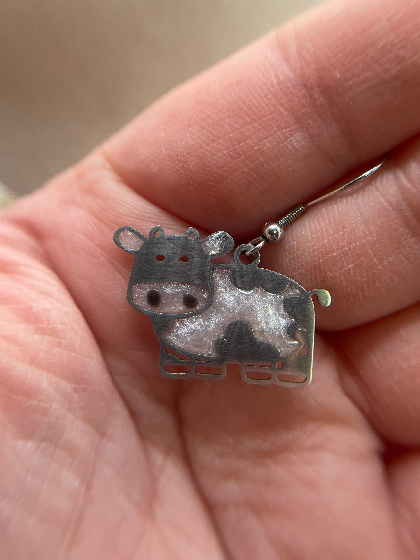 Ensemble Vache en Metal-Acier Inoxydable+Sans Nickel