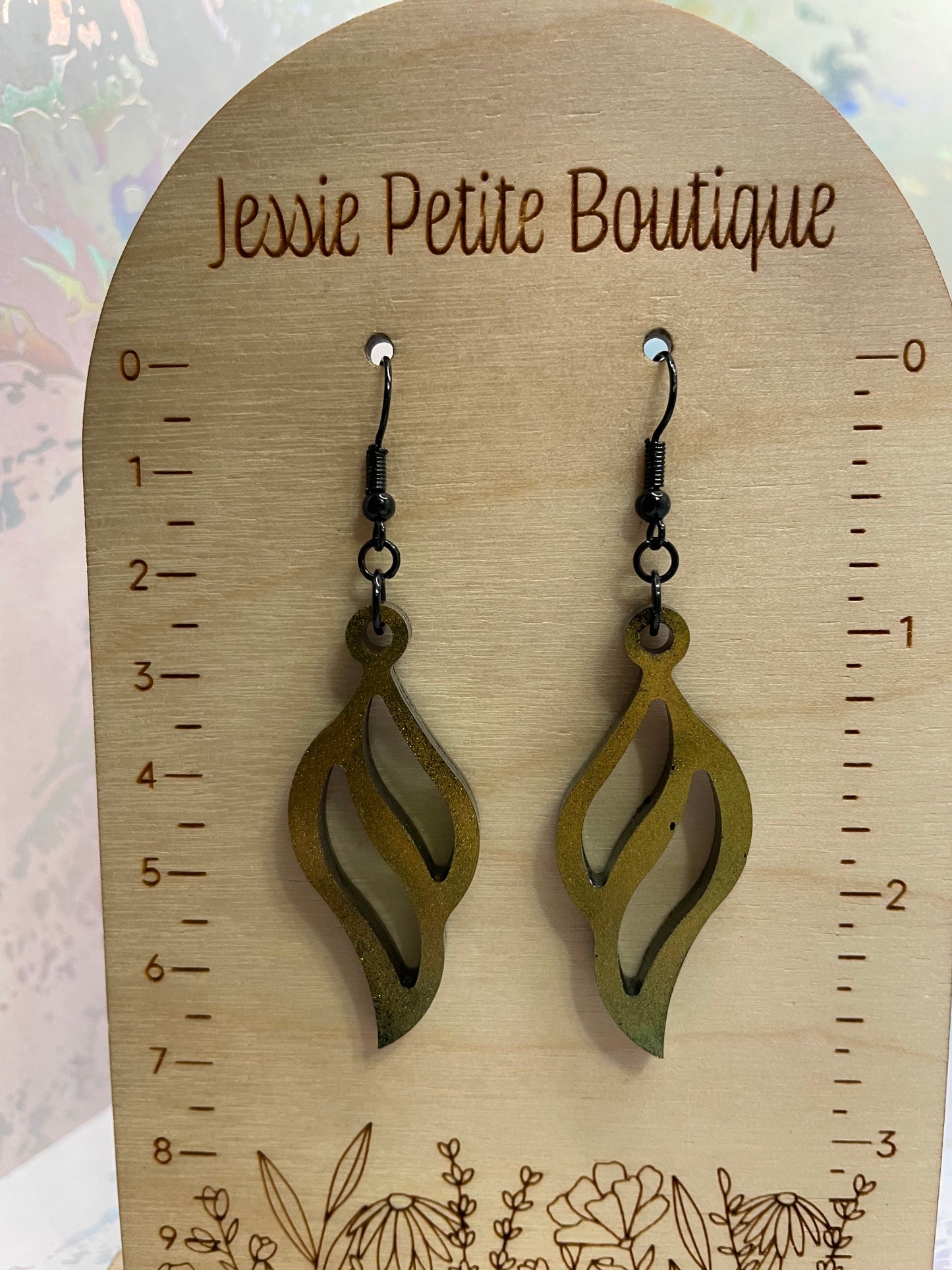 Boucles d'oreilles Caméléon Or Petites Ailes du Ciel