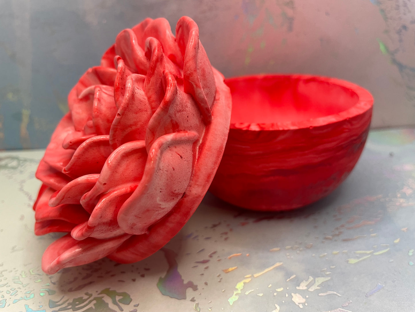 Contenant Fleur en Éco-Résine – Pièce Imparfaite