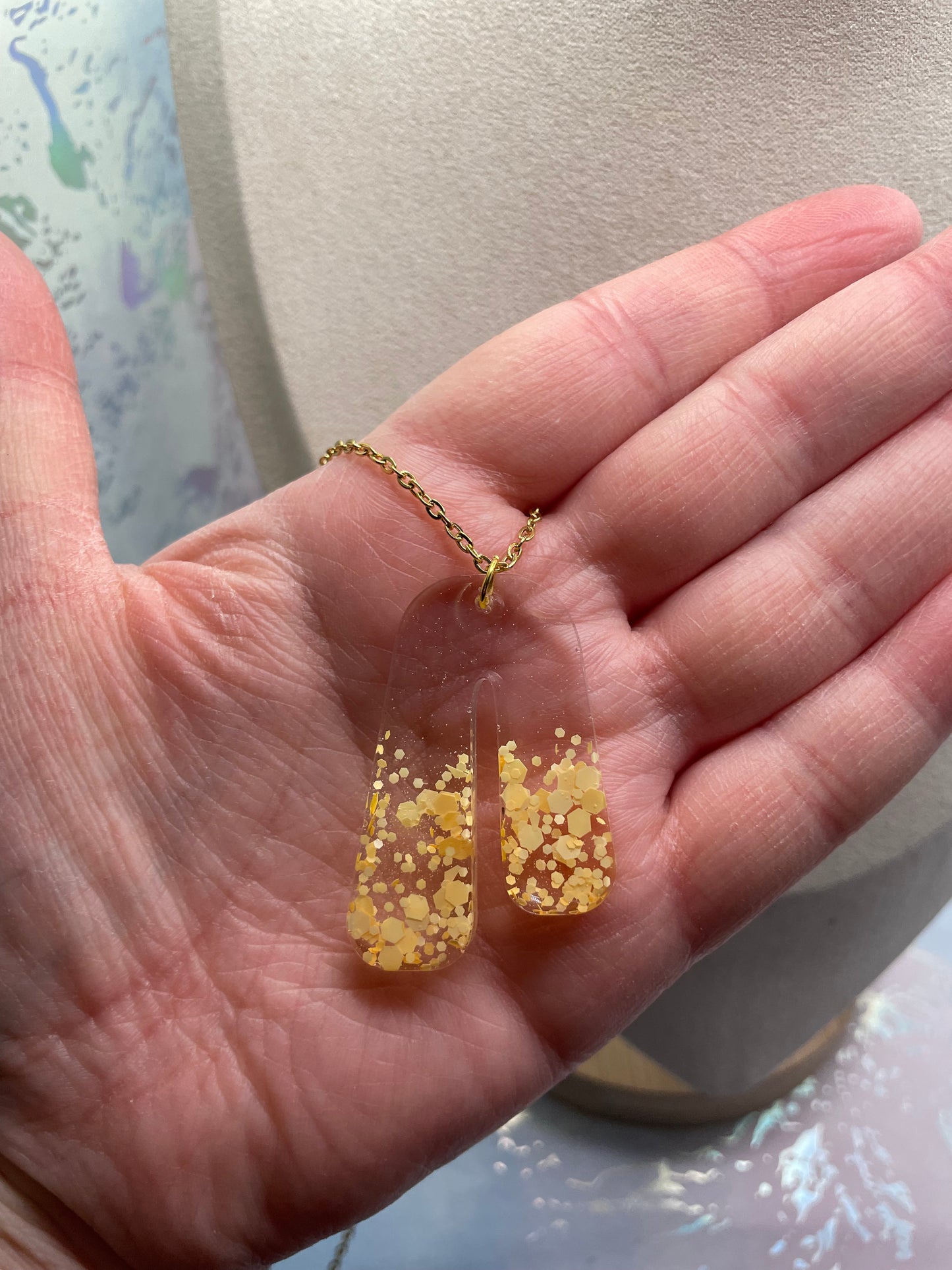 Collier Anahe Cascade Dorée