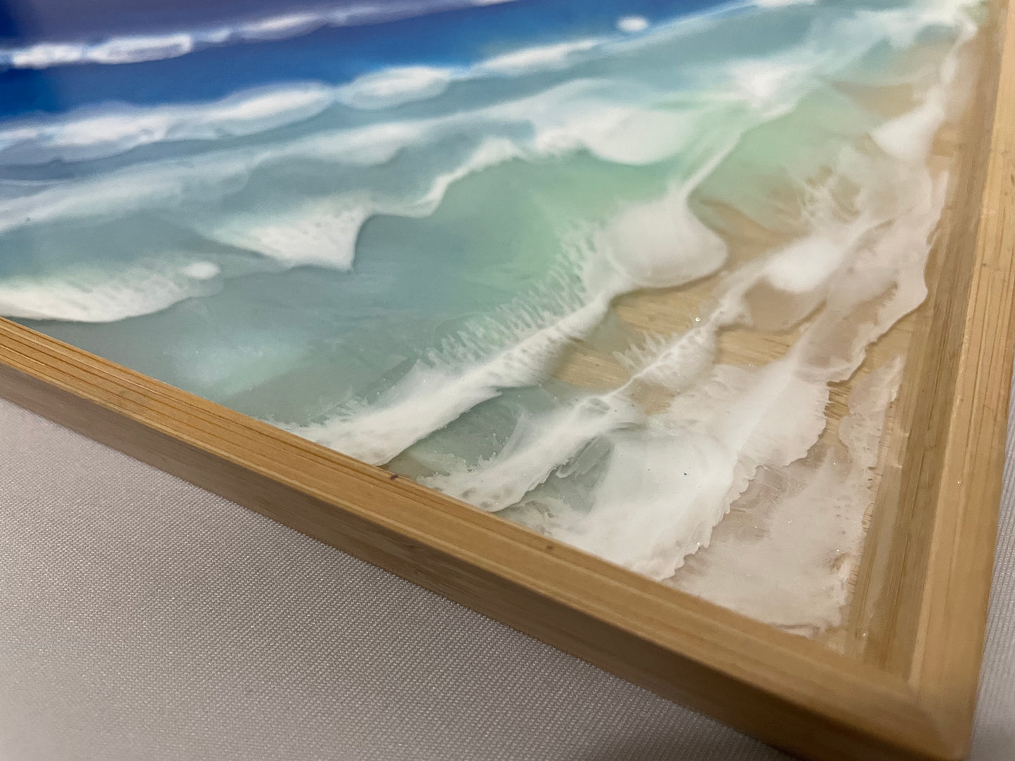 ocean-inspired serving tray
