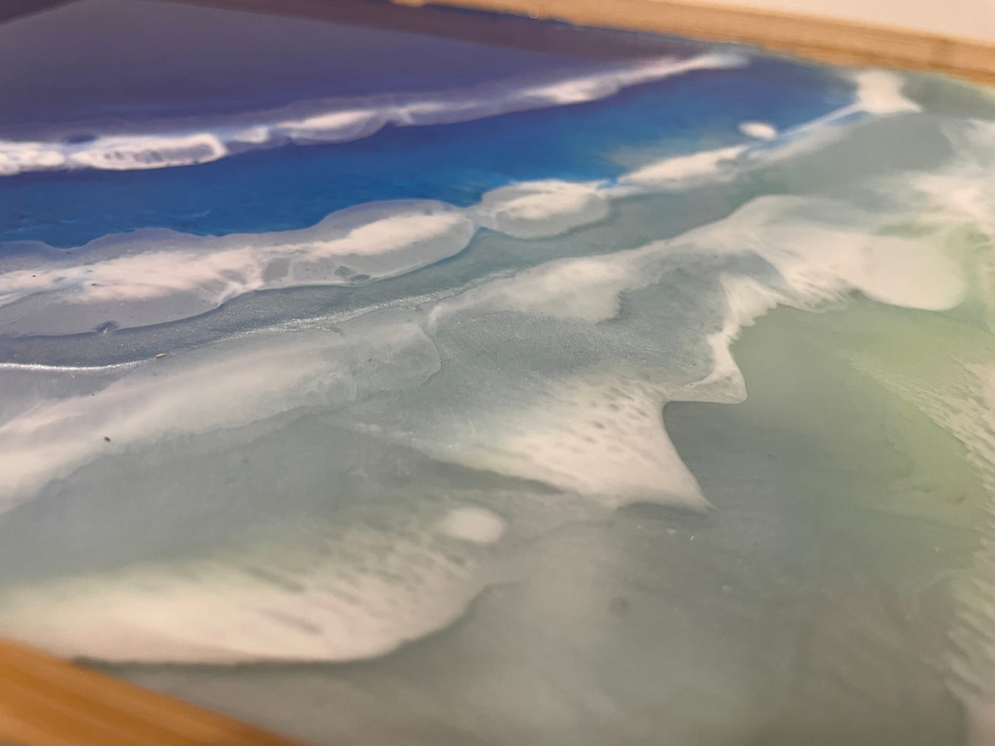 ocean-inspired serving tray