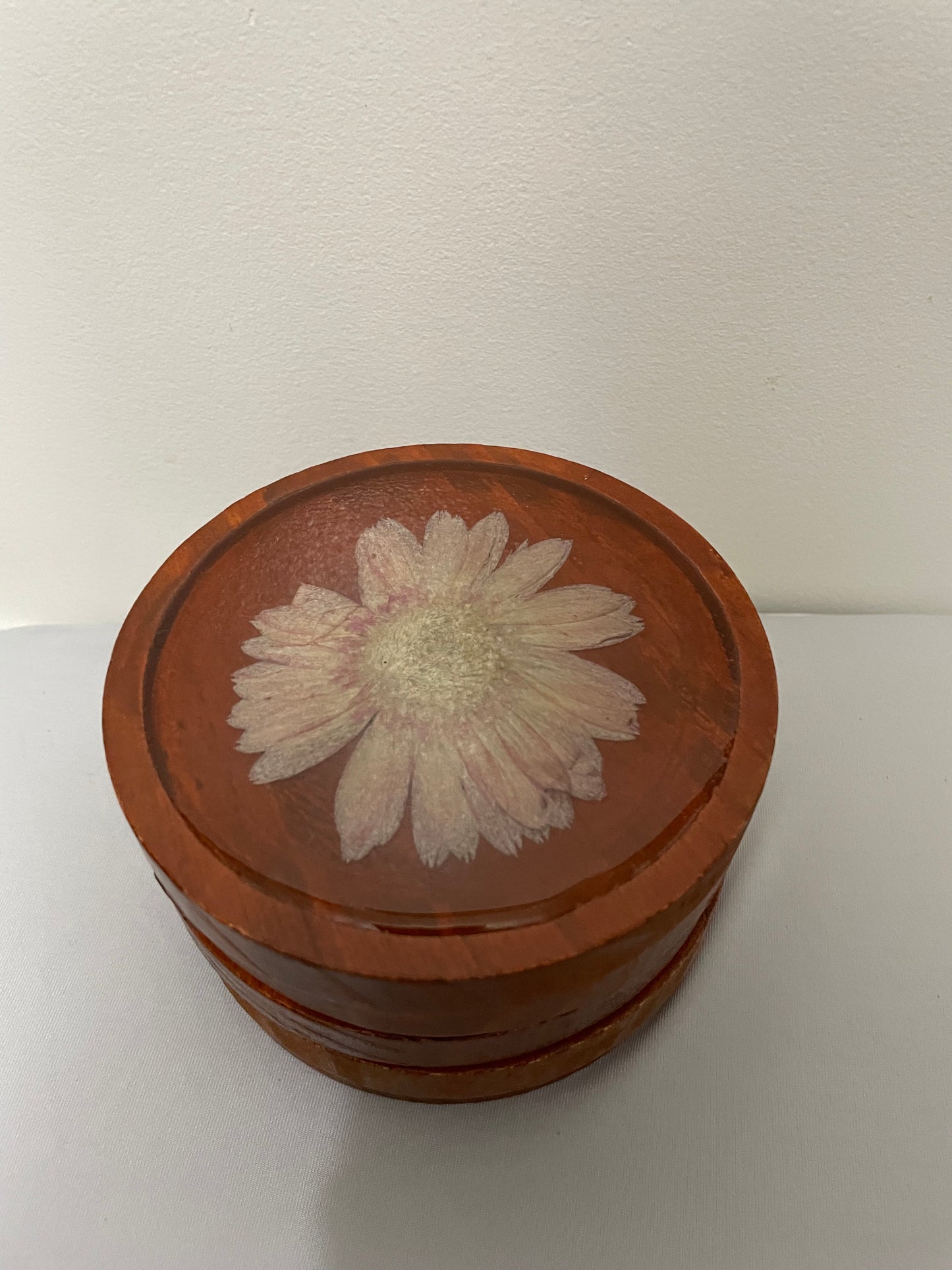 Real Flower Resin & Wood Coaster Set (7 pcs)
