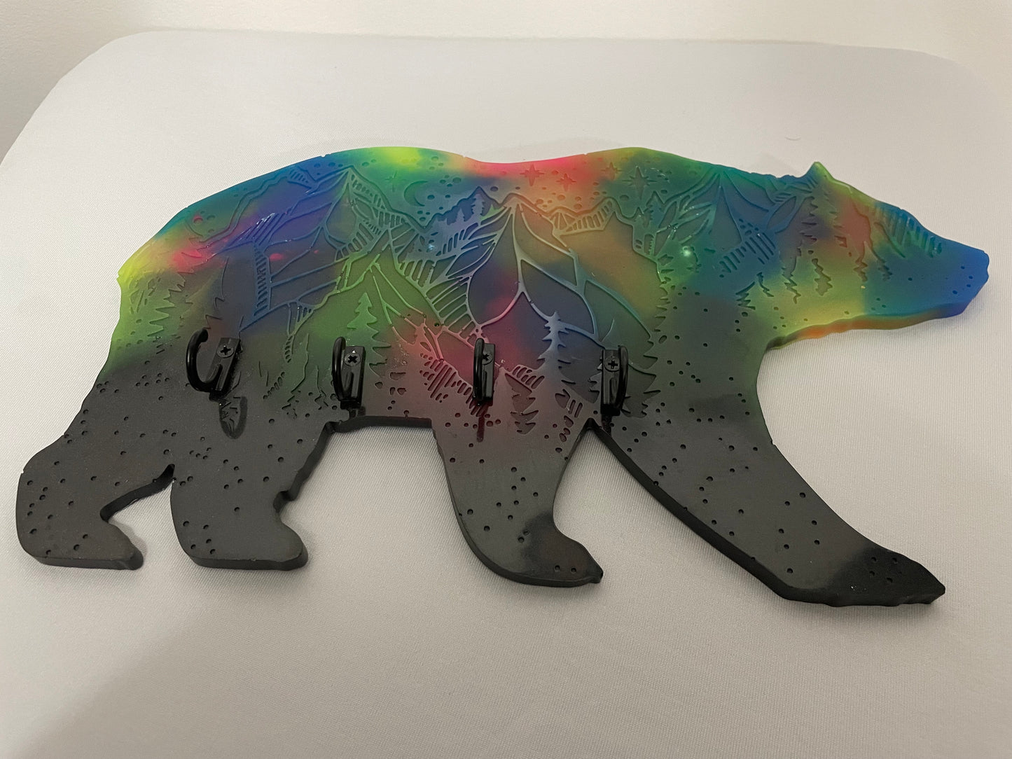 Glow in the Dark Northern Light Bear: Wall Decoration