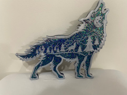 Howling Wolf: Wall Decoration