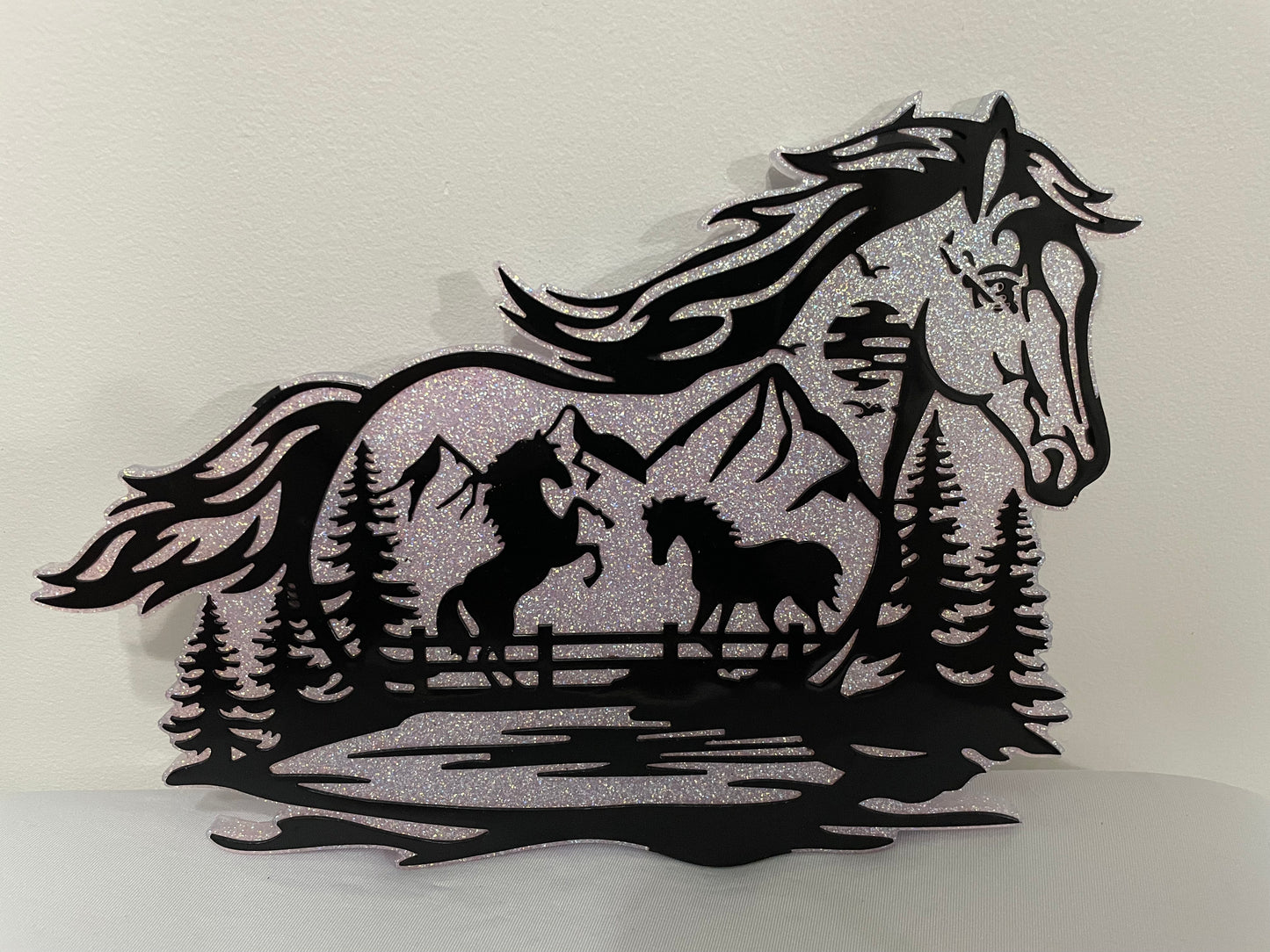 Horses Landscape: Wall Art