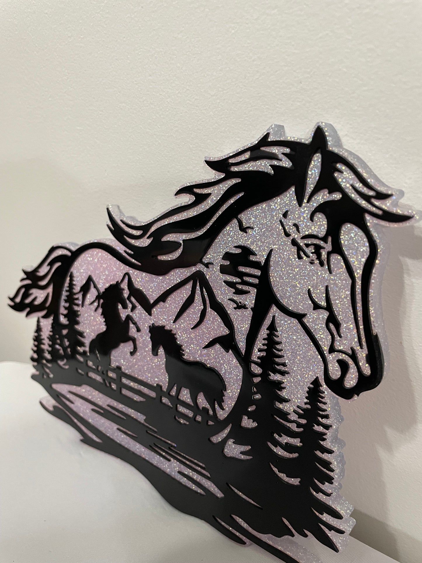 Horses Landscape: Wall Art