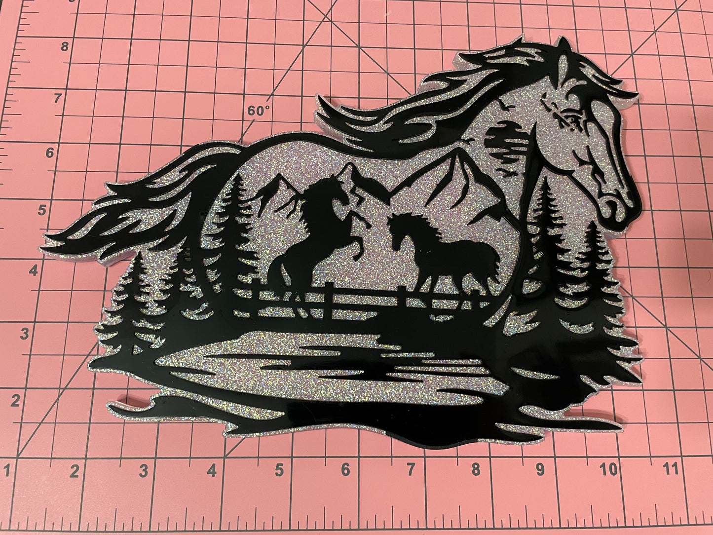 Horses Landscape: Wall Art