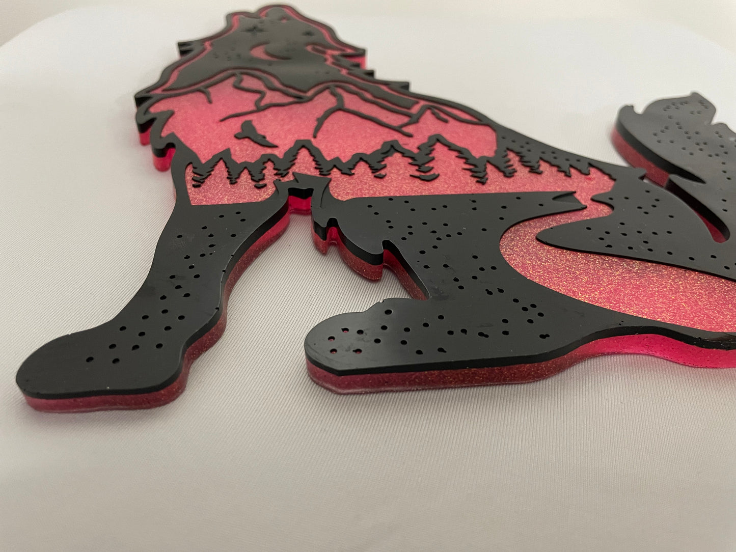 Sitting Wolf: Wall Decoration
