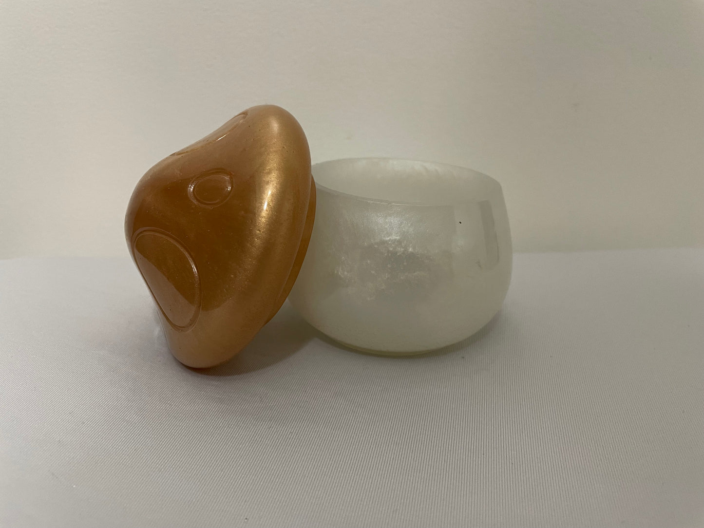 Resin Mushroom Container with Lid π