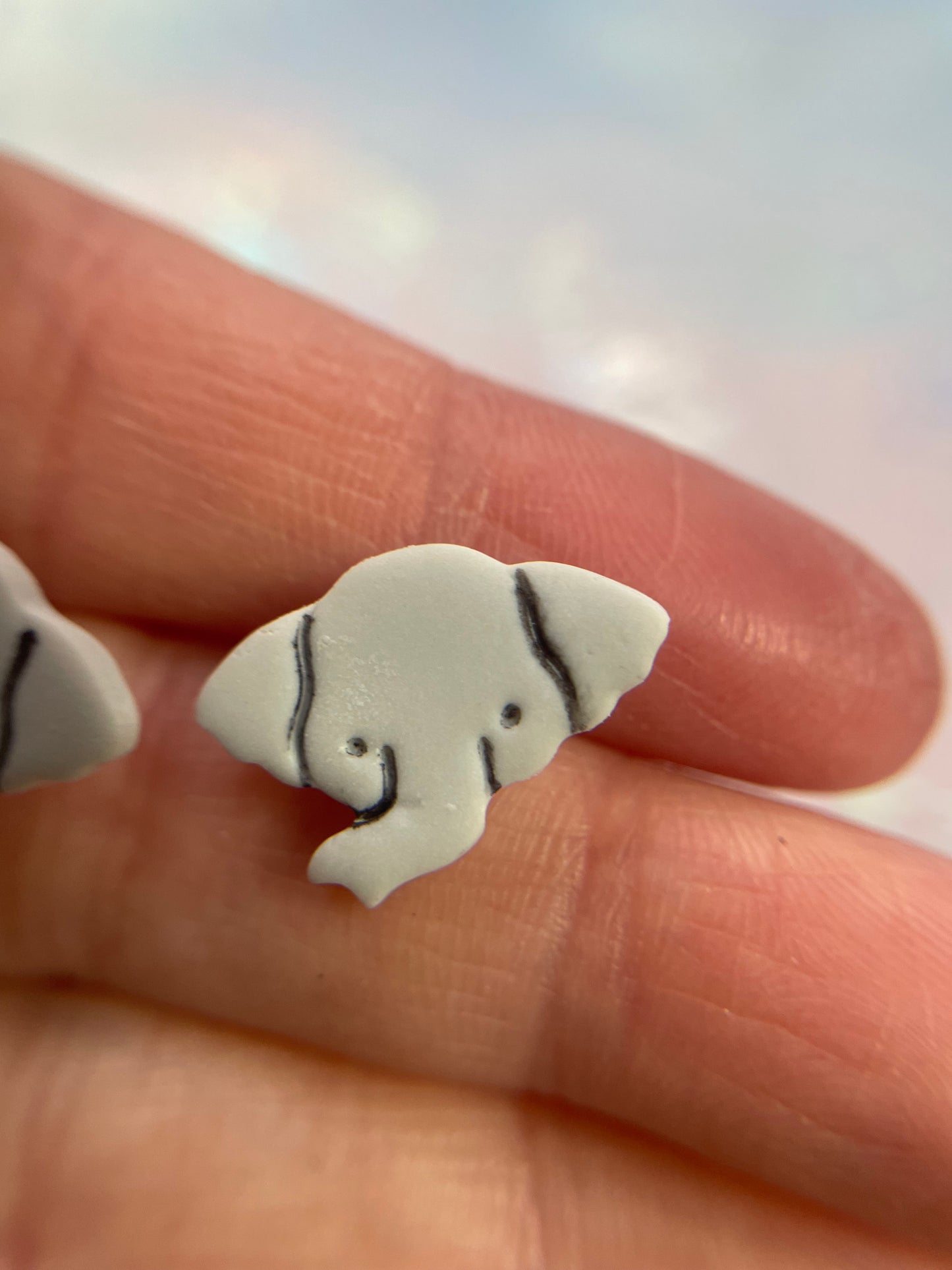 Bouton d'oreille Visage Elephant