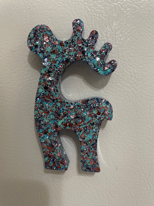 Moose Magnet – Handmade Resin Decoration