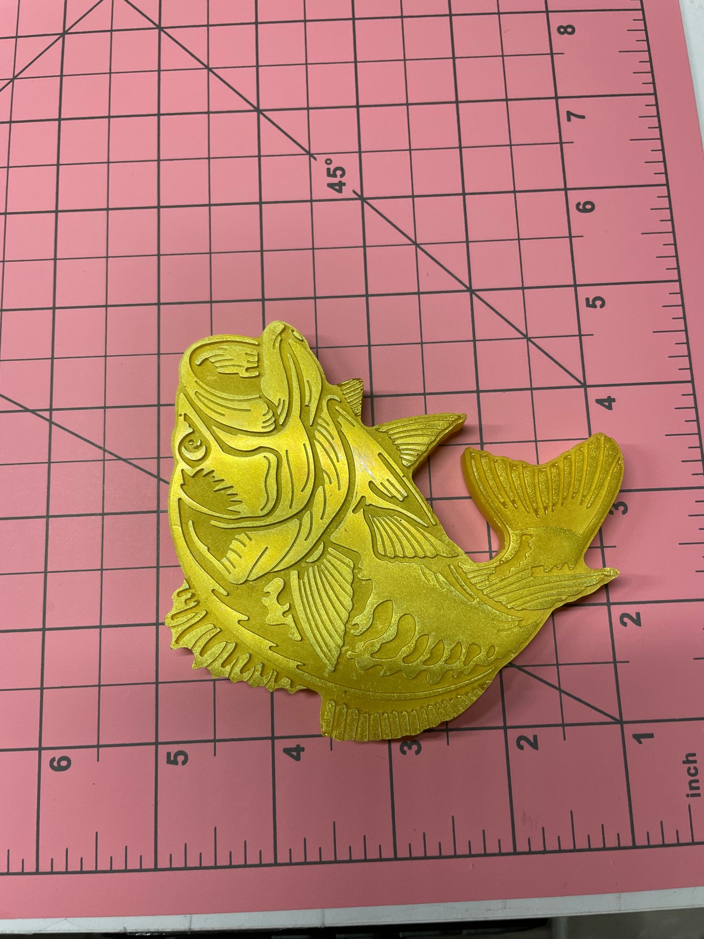 Fish Magnets – Handmade Resin with Metallic Finish