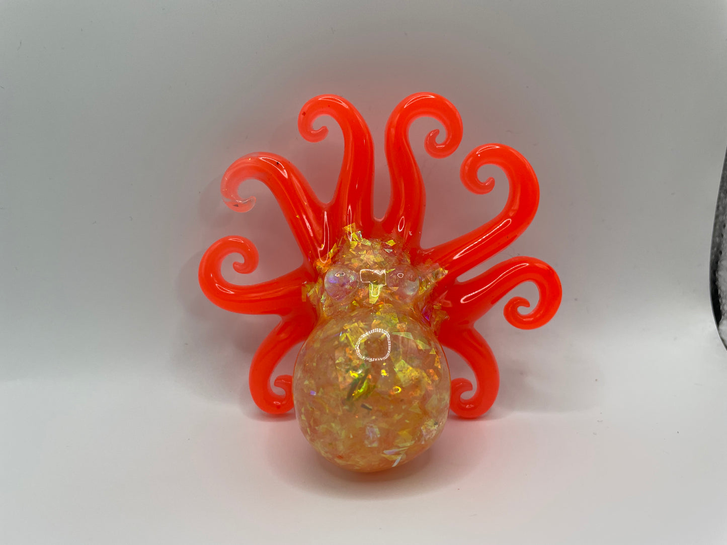 Glow-in-the-Dark Octopus Figurine – Handmade Resin Art