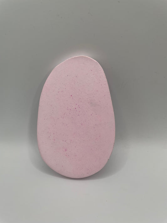 Pink Eco-Resin Base – Handcrafted Minimalist Art Base