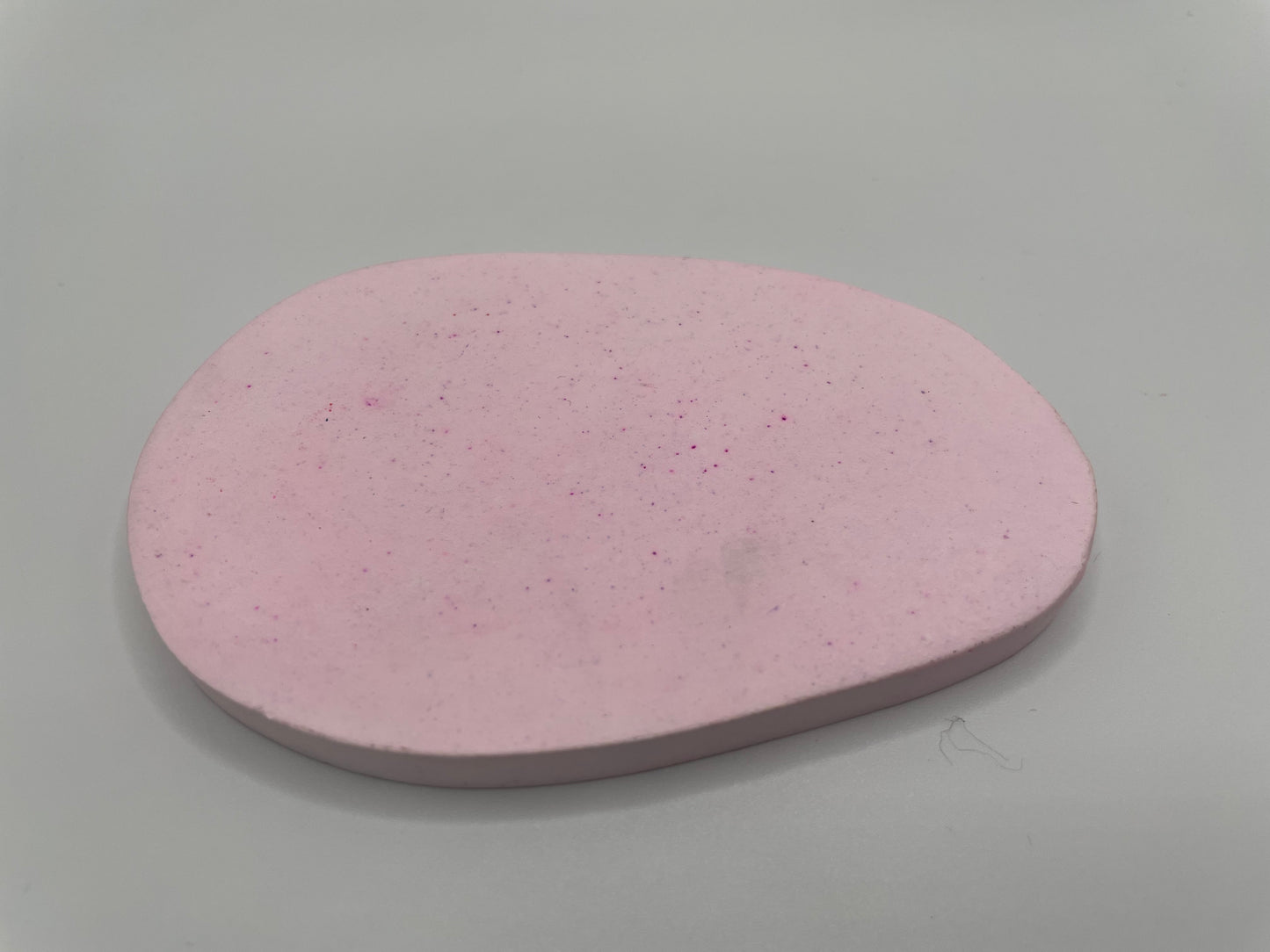 Pink Eco-Resin Base β Handcrafted Minimalist Art Base