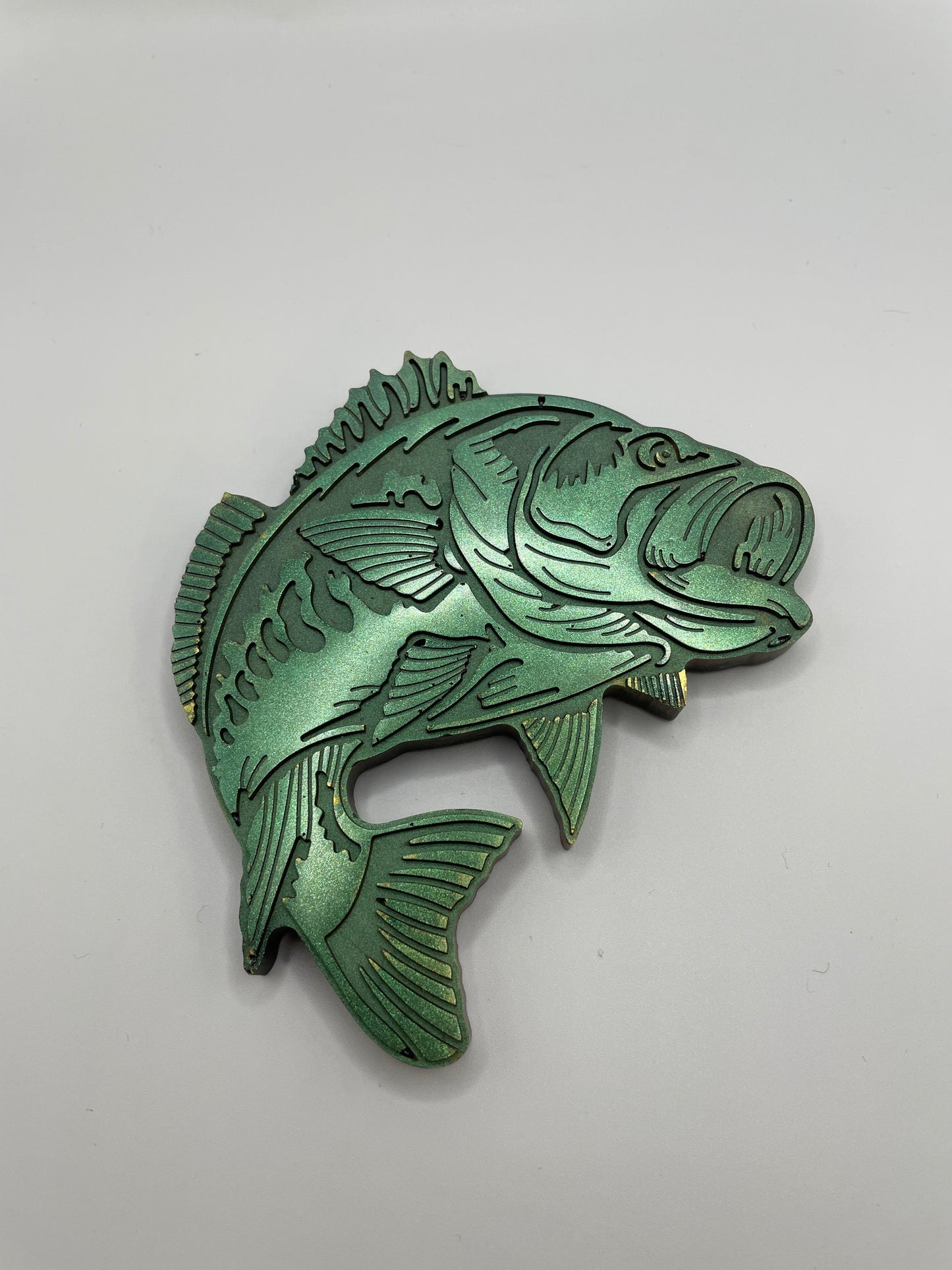 Fish Magnets – Handmade Resin with Metallic Finish