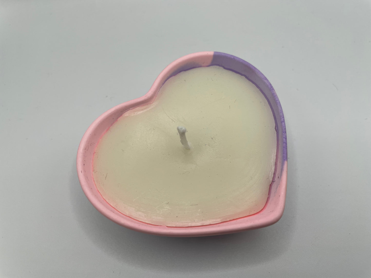 Small Heart Eco-Resin Candles – Handmade Soy Wax