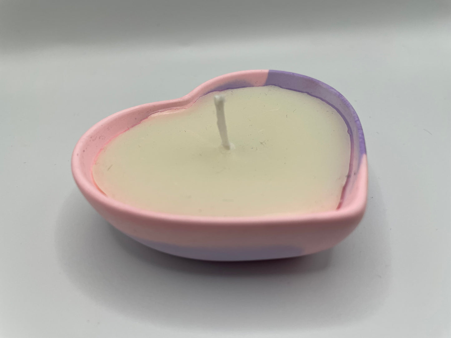 Small Heart Eco-Resin Candles – Handmade Soy Wax