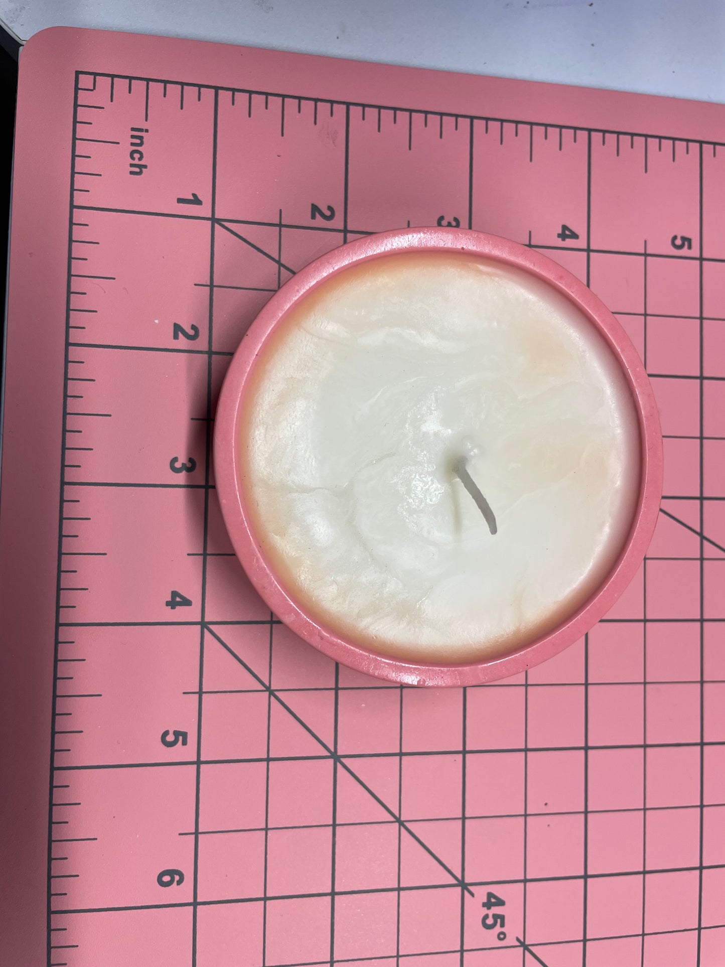Pink Eco-Resin Candle – Citrus + Sage Soy Wax