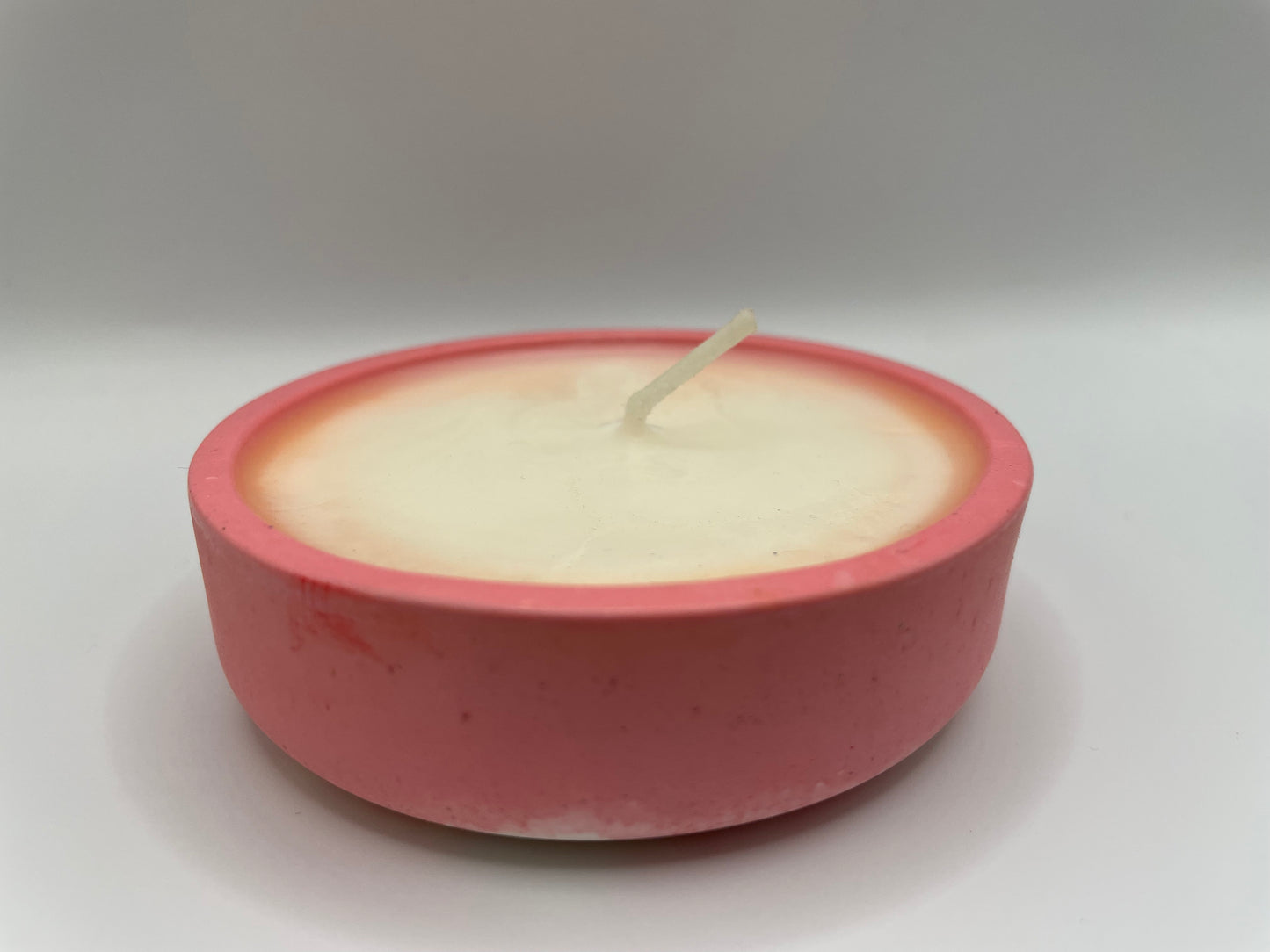Pink Eco-Resin Candle – Citrus + Sage Soy Wax