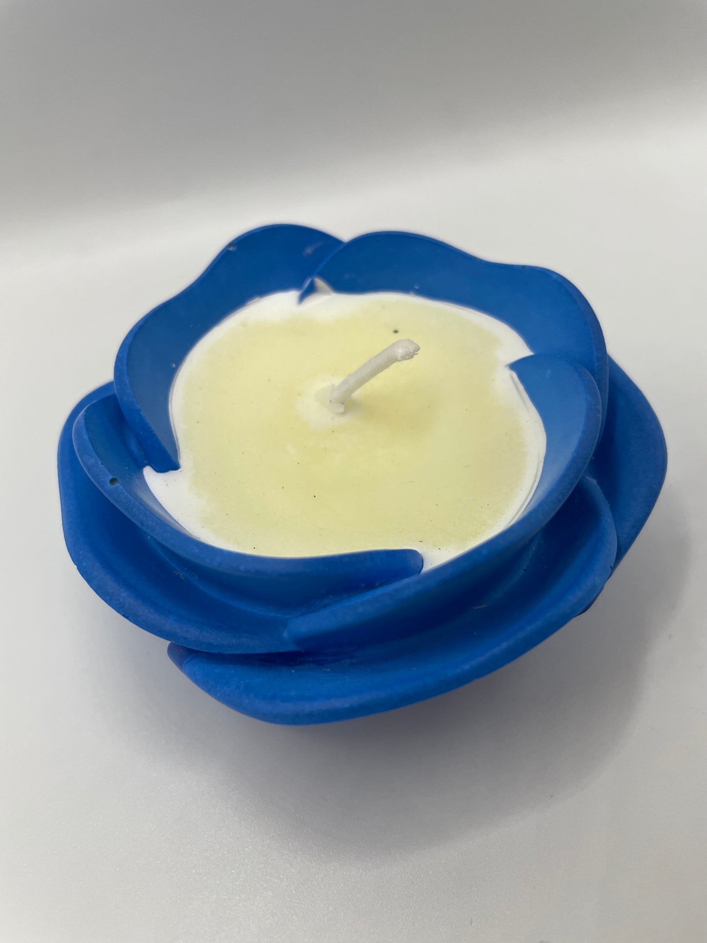 Blue Flower Eco-Resin Candle – Forest of Fir Soy Wax